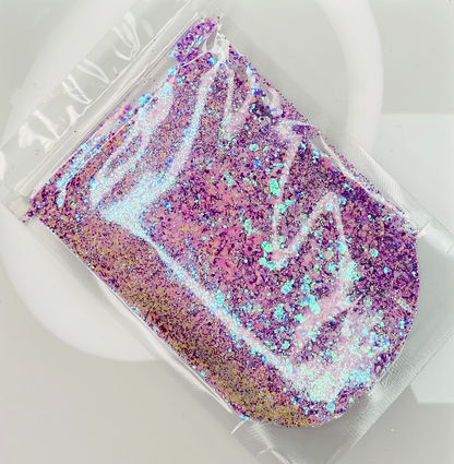 Blueberry Sherbet - Special Opal Chunky Glitter Mix image 1