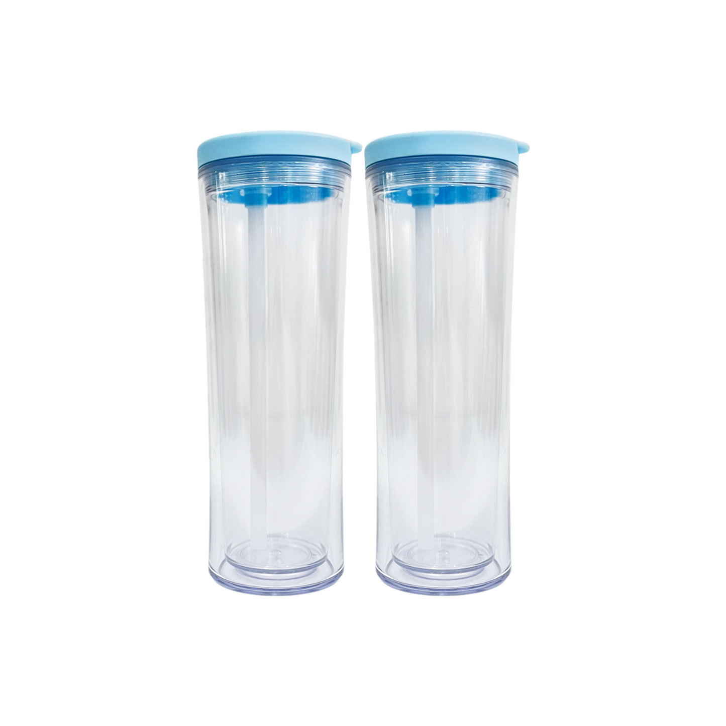 20oz Double Wall Acrylic Water Bottles Pre Drilled and Stoppers image 5