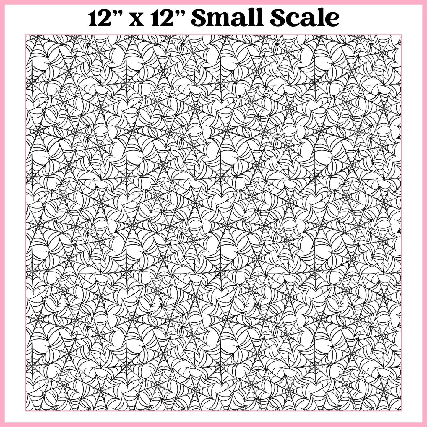 Web White - 12"x12" Printed Self Adhesive Vinyl