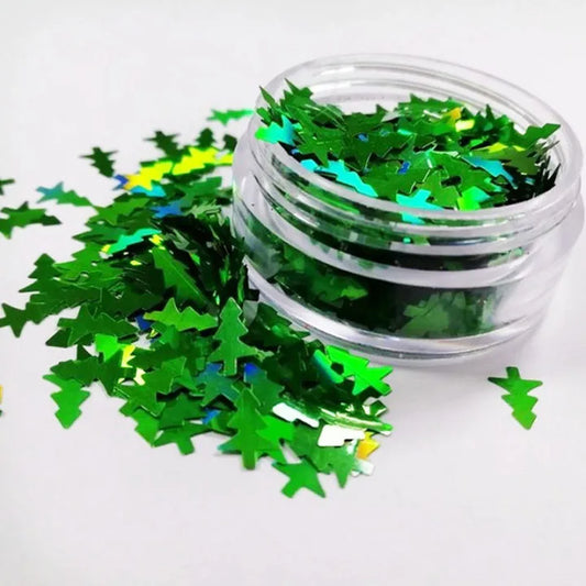 Christmas Trees - Glitter Shapes Chunky Glitter Mix image 0