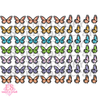 Flutterby - UVDTF (A4 Sheet) 210mm x 300mm image 1