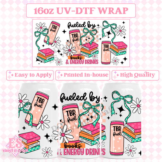 TBR Fuel - 16oz Beer Can / Libbey UV-DTF Transfer image 0