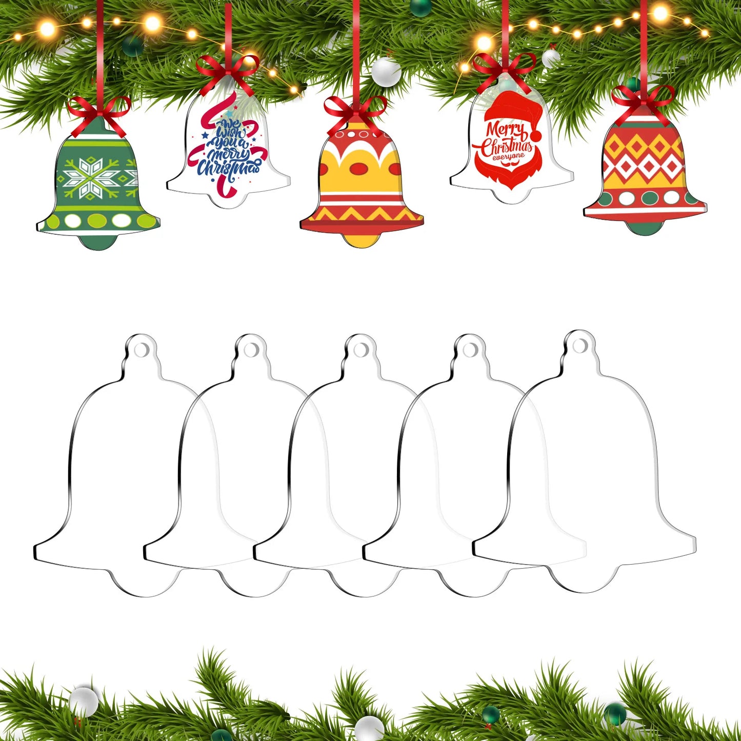 Teckwrap Christmas Acrylic Blanks & Free SVG image 6
