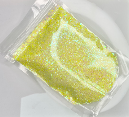 Lemon Meringue - Special Opal Chunky Glitter Mix image 1