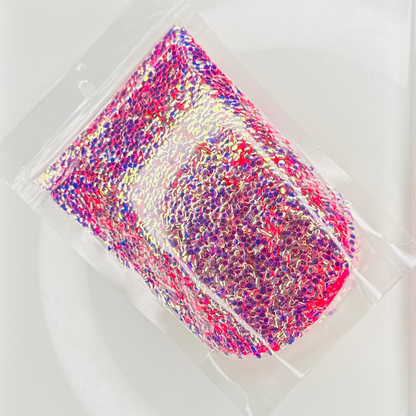 Popping Candy - 3D Bubble Glitter Cut Size Chunky image 1
