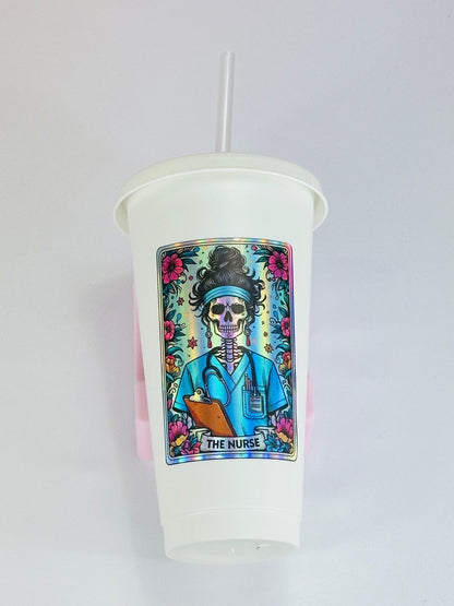 Tarot Card Decals - Teckwrap Holographic Rainbow Silver - Section 2 image 2