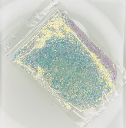 Glow Slimer - Glow in the Dark Chunky Opal Glitter Mix image 2