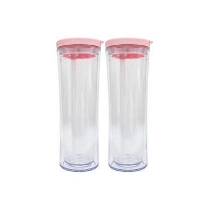 20oz Double Wall Acrylic Water Bottles Pre Drilled and Stoppers image 8