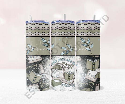 Rainy Days - Full 20oz Tumbler Sublimation Ready To Print image 0