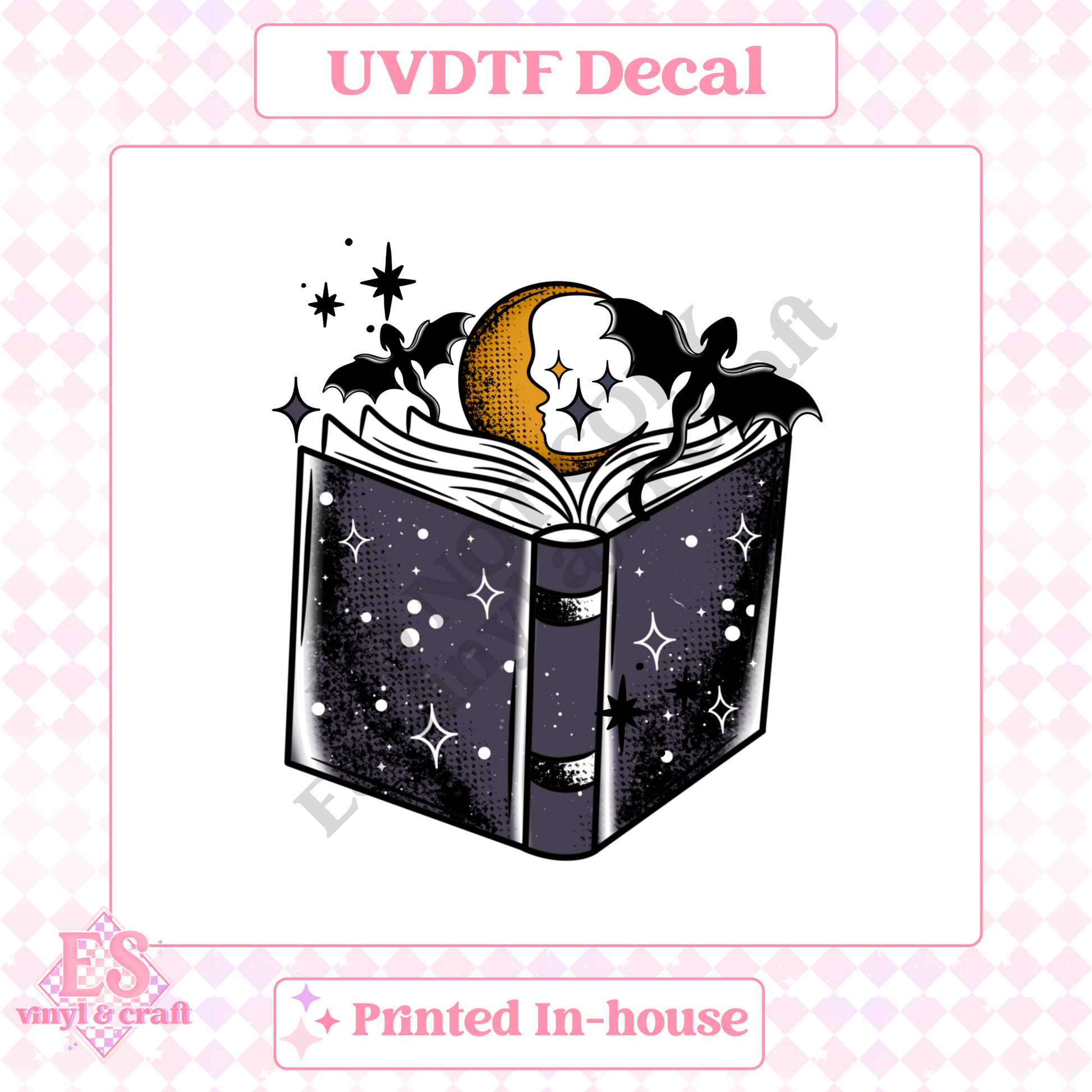 Fantasy Book - UV-DTF Decal Transfer image 0