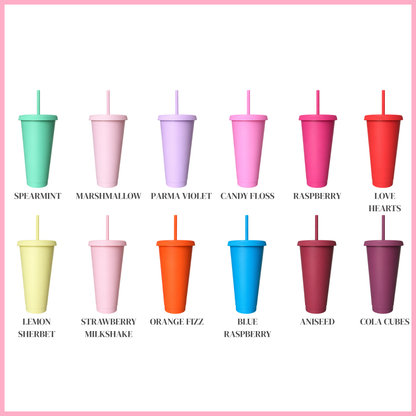 Coloured Cold Cups 24oz - New Collection (36 Colours Available)