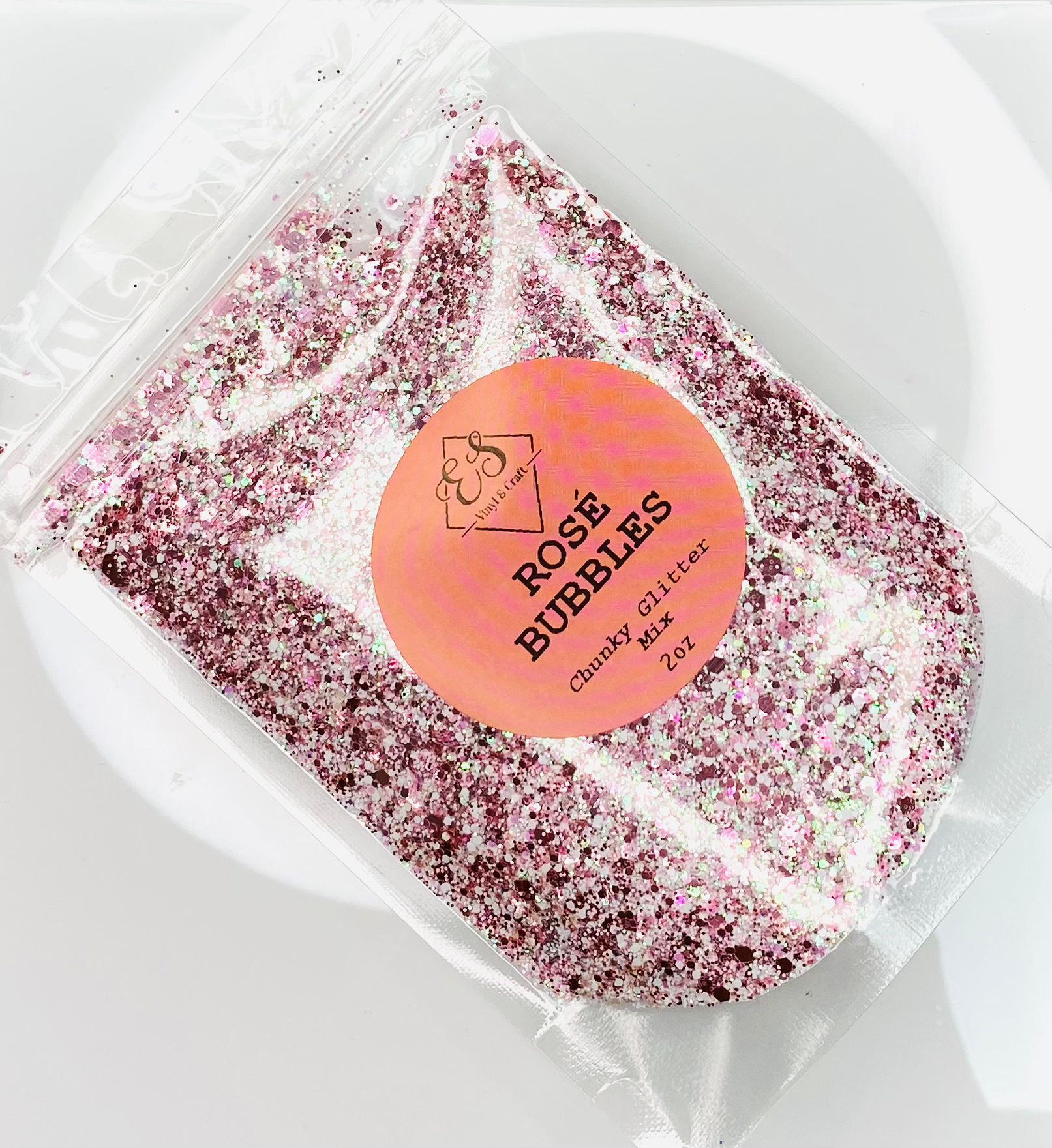 Rosé Bubbles - Chunky Glitter Mix image 0