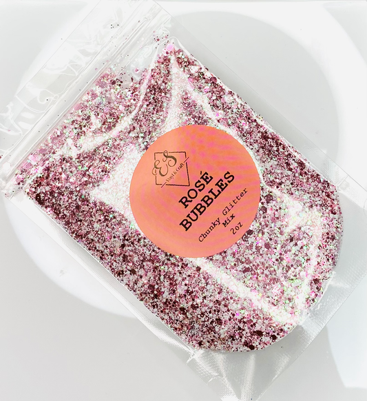 Rosé Bubbles - Chunky Glitter Mix image 0