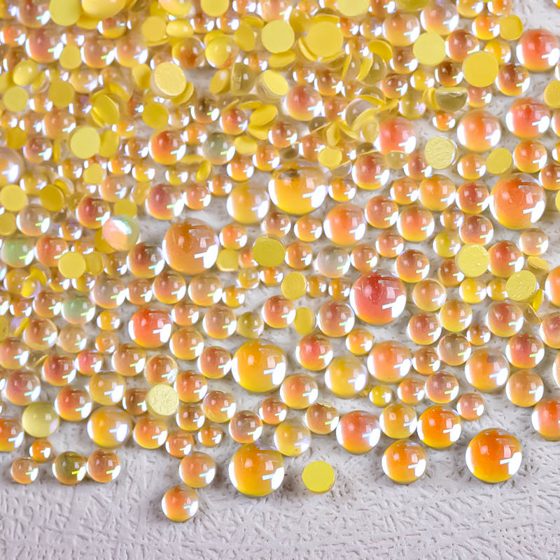 Glass Mermaid Pearls - Yellow image 0
