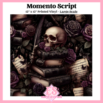 Memento Script - Small or Large Scale Options - 12" x 12" Sheet image 2