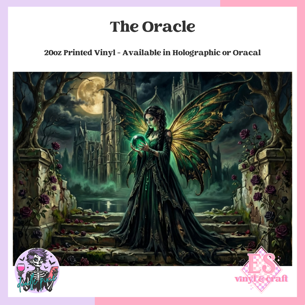 The Oracle - 20oz Printed Tumbler Self Adhesive Vinyl