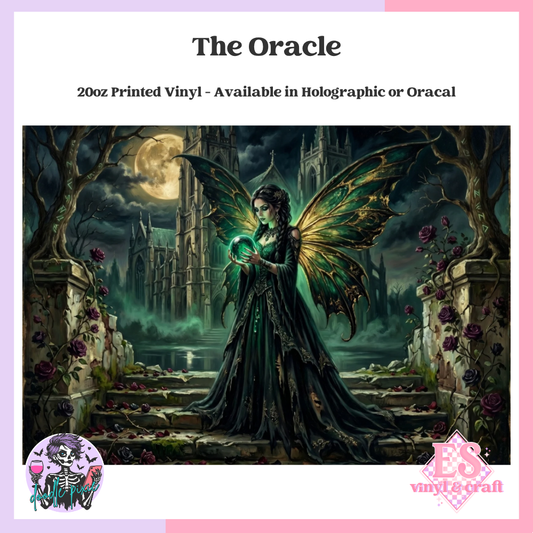 The Oracle - 20oz Printed Tumbler Self Adhesive Vinyl