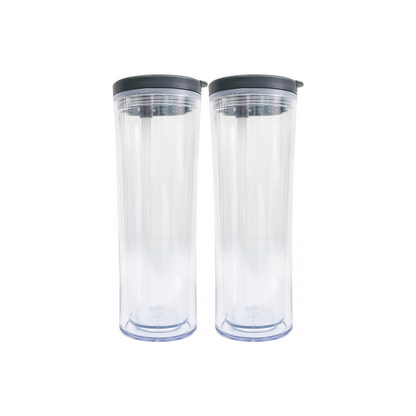 20oz Double Wall Acrylic Water Bottles Pre Drilled and Stoppers image 10