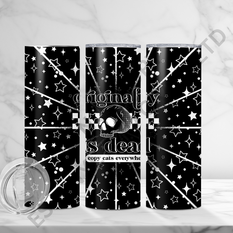 Originality Black - Full 20oz Tumbler Sublimation Ready To Prin image 0