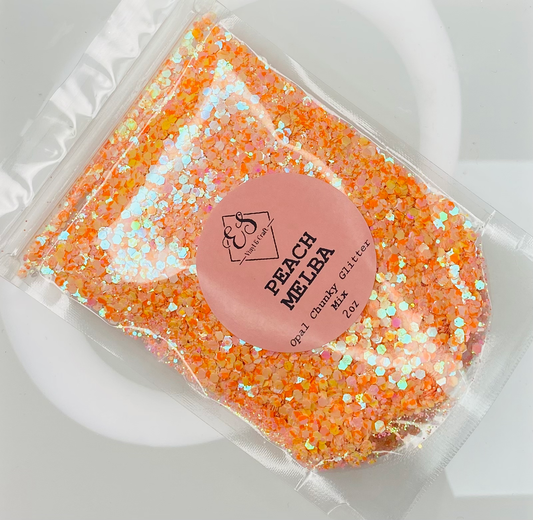 Peach Melba - Special Opal Chunky Glitter Mix image 0