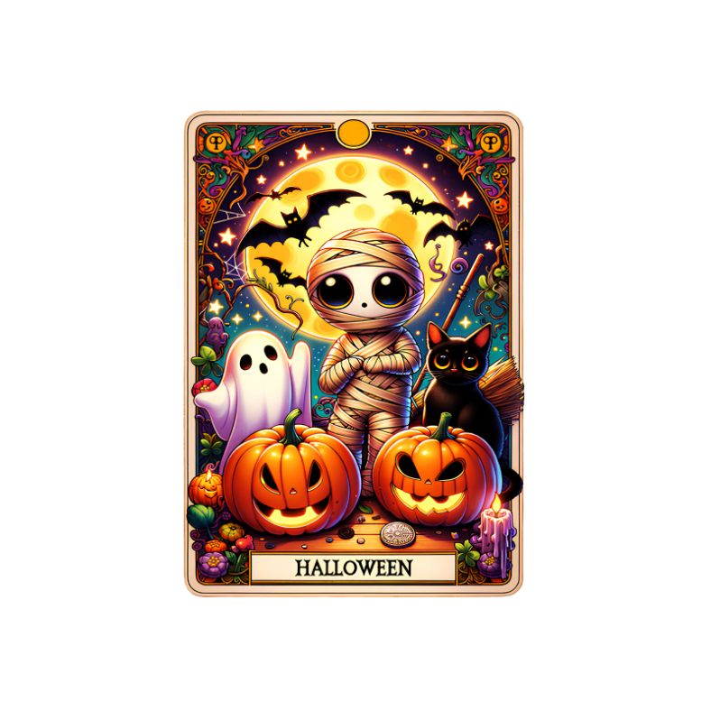 Halloween Tarot Card Decals - White Glossy Section 3 image 3