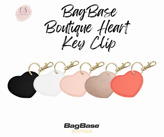 BagBase Boutique Heart Key Clip image 0