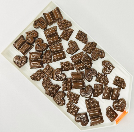 Chocolate Cabochon Flat Back Charm (Pack of 10) image 0