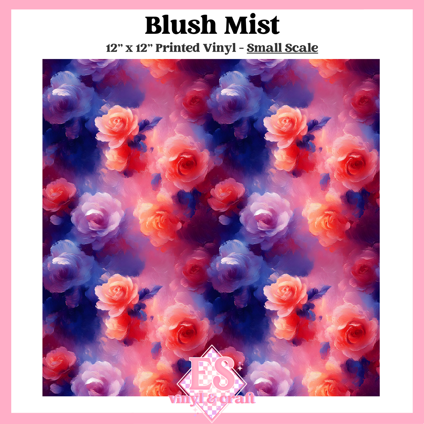 Blush Mist - Small or Large Scale Options - 12" x 12" Sheet image 1