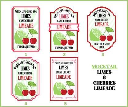 When Life Gives You Limes Make Cherry Limeade image 0