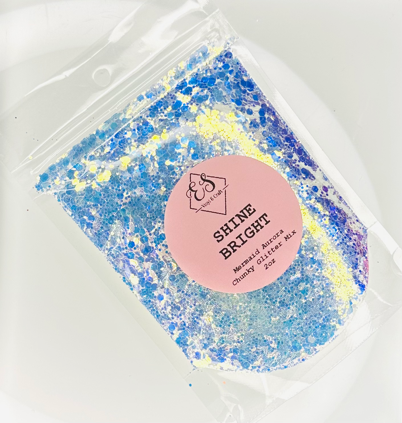 Shine Bright - Mermaid Aurora Iridescent Chunky Glitter Mix image 0