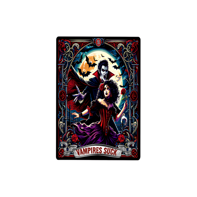 Halloween Tarot Card Decals -White Glossy Vinyl Section 1 image 3