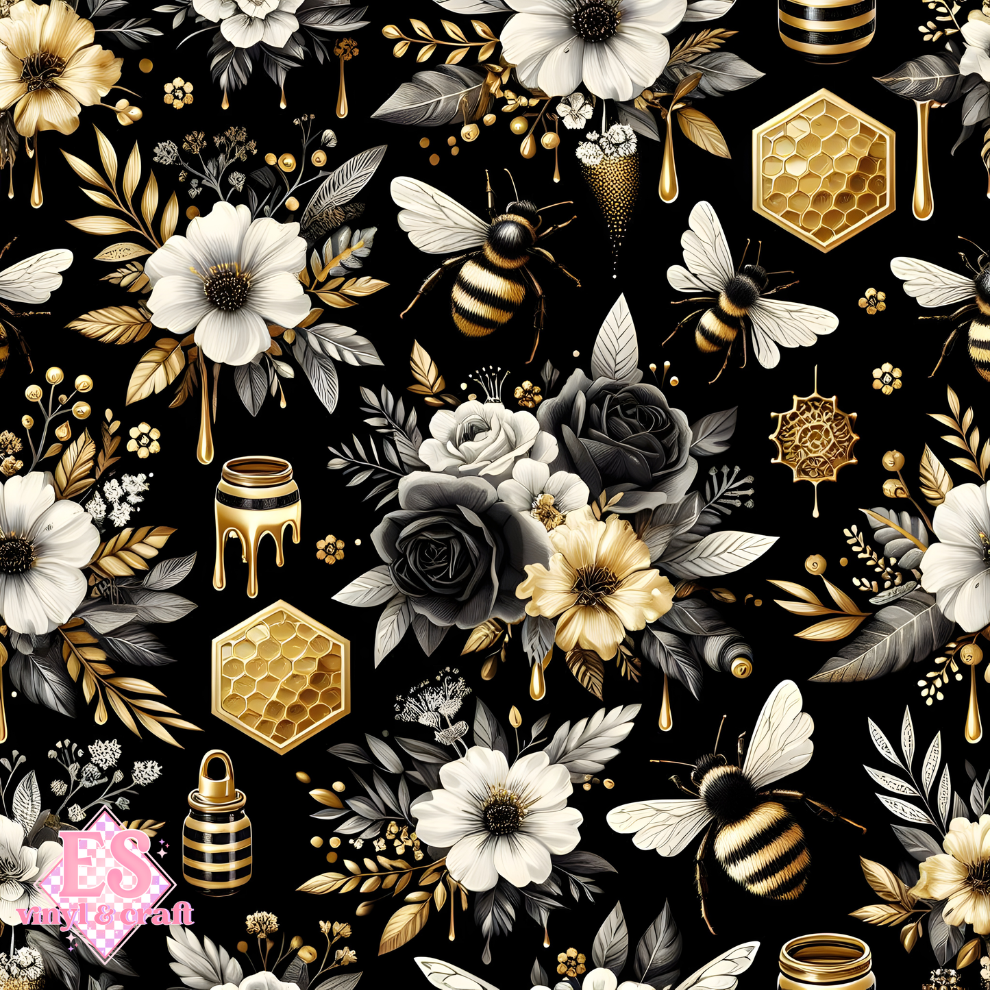 The Gilded Hive Collection - Section 1 - 12" x 12" Sheet image 6