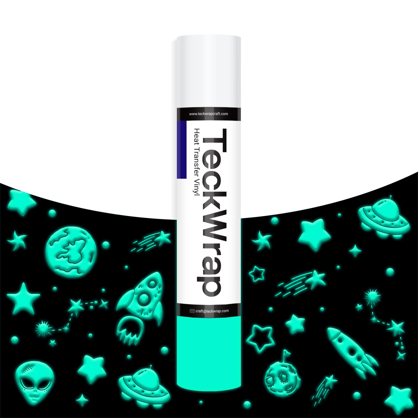 Glow in The Dark 3D Puff Heat Transfer Vinyl