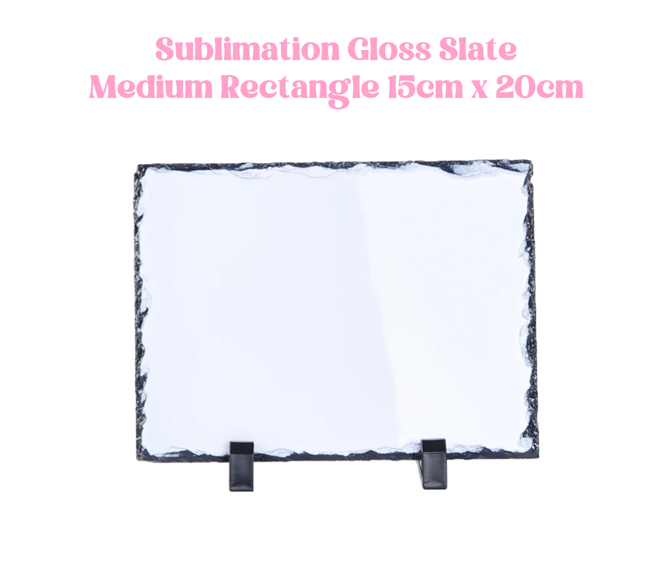 Gloss Slate Medium Rectangle - 15cm x 20cm image 0