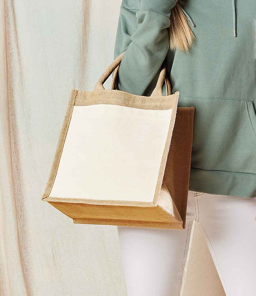 Westford Mill Pocket Jute Midi Tote image 1