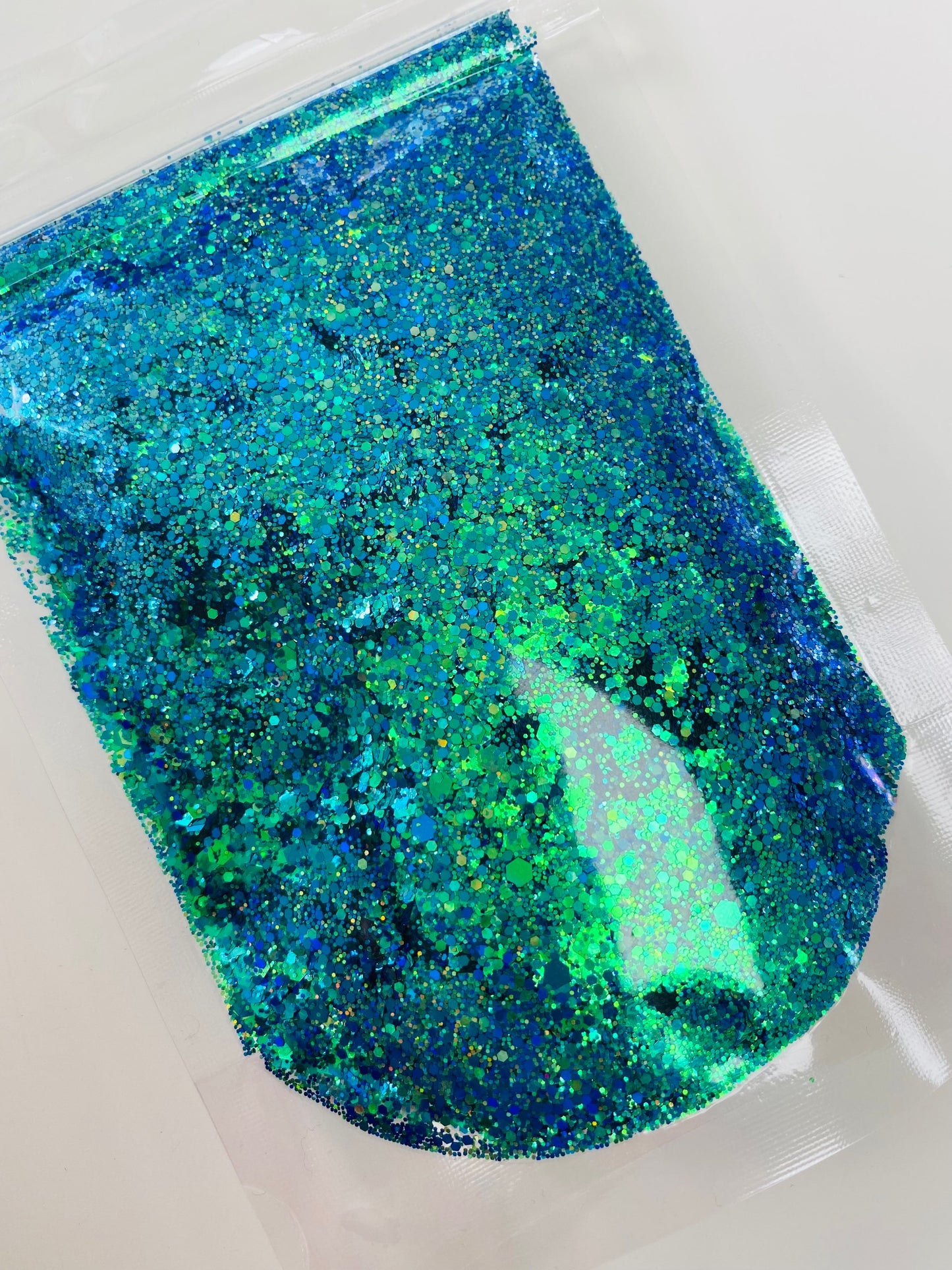 Peacock Feathers - Colour Shift Chunky Glitter Mix image 1