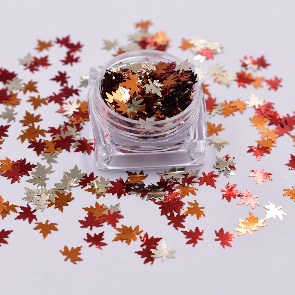 Autumn Leaves - Glitter Shapes Chunky Glitter Mix image 0