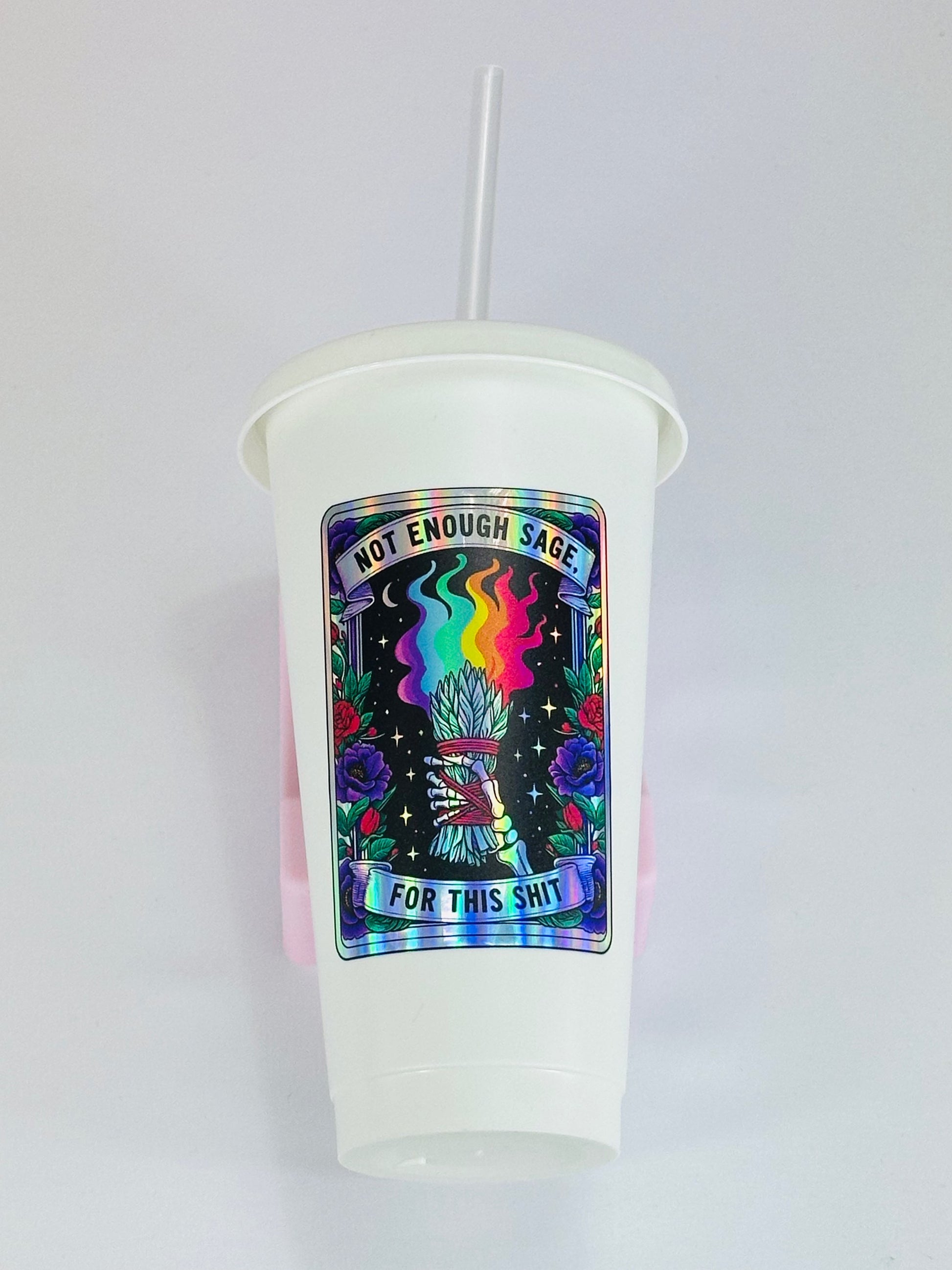 Tarot Card Decals - Teckwrap Holographic Rainbow Silver - Section 1 image 7