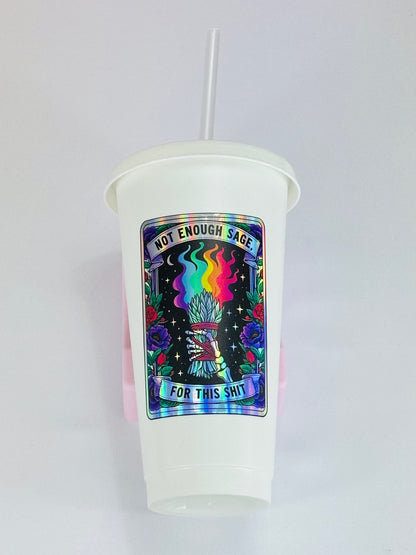 Tarot Card Decals - Teckwrap Holographic Rainbow Silver - Section 1 image 7