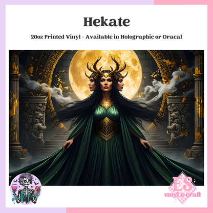 Hekate - 20oz Printed Tumbler Self Adhesive Vinyl image 0