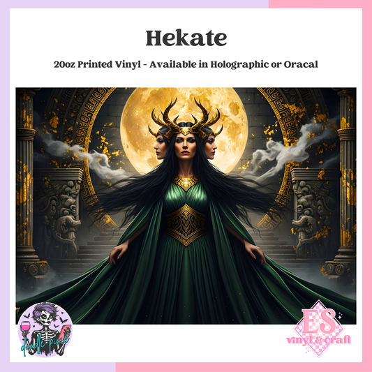Hekate - 20oz Printed Tumbler Self Adhesive Vinyl image 0