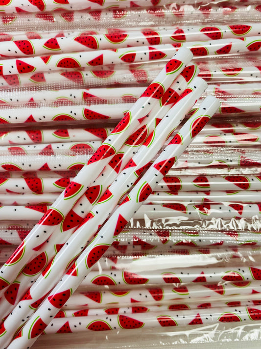 Watermelon White Straw image 0
