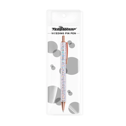 Teckwrap White Sparkle Weeding Pen image 0