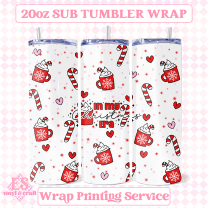 In my Christmas Era - Full 20oz Tumbler Sublimation Print image 0