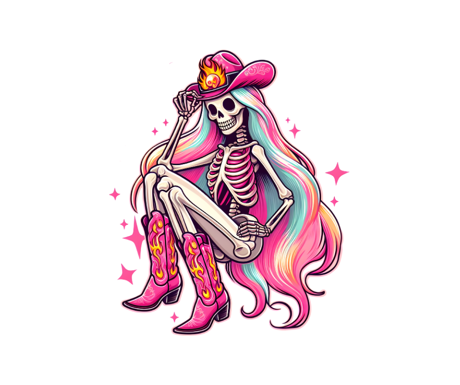 Skeleton Decals - Teckwrap Holographic Printed Vinyl image 0