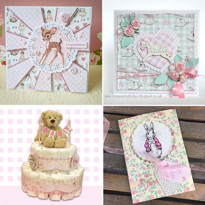 First Edition - Cardstock - It's a Girl!! 12" x 12" Paper Pad image 2