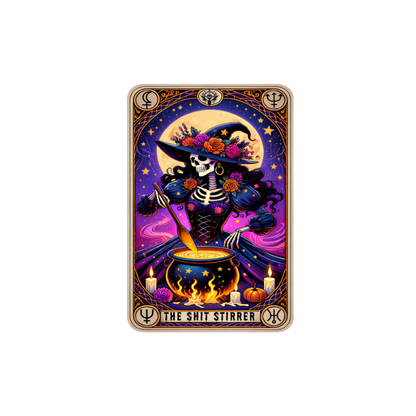 Halloween Tarot Card Decals -White Glossy Vinyl Section 1 image 7