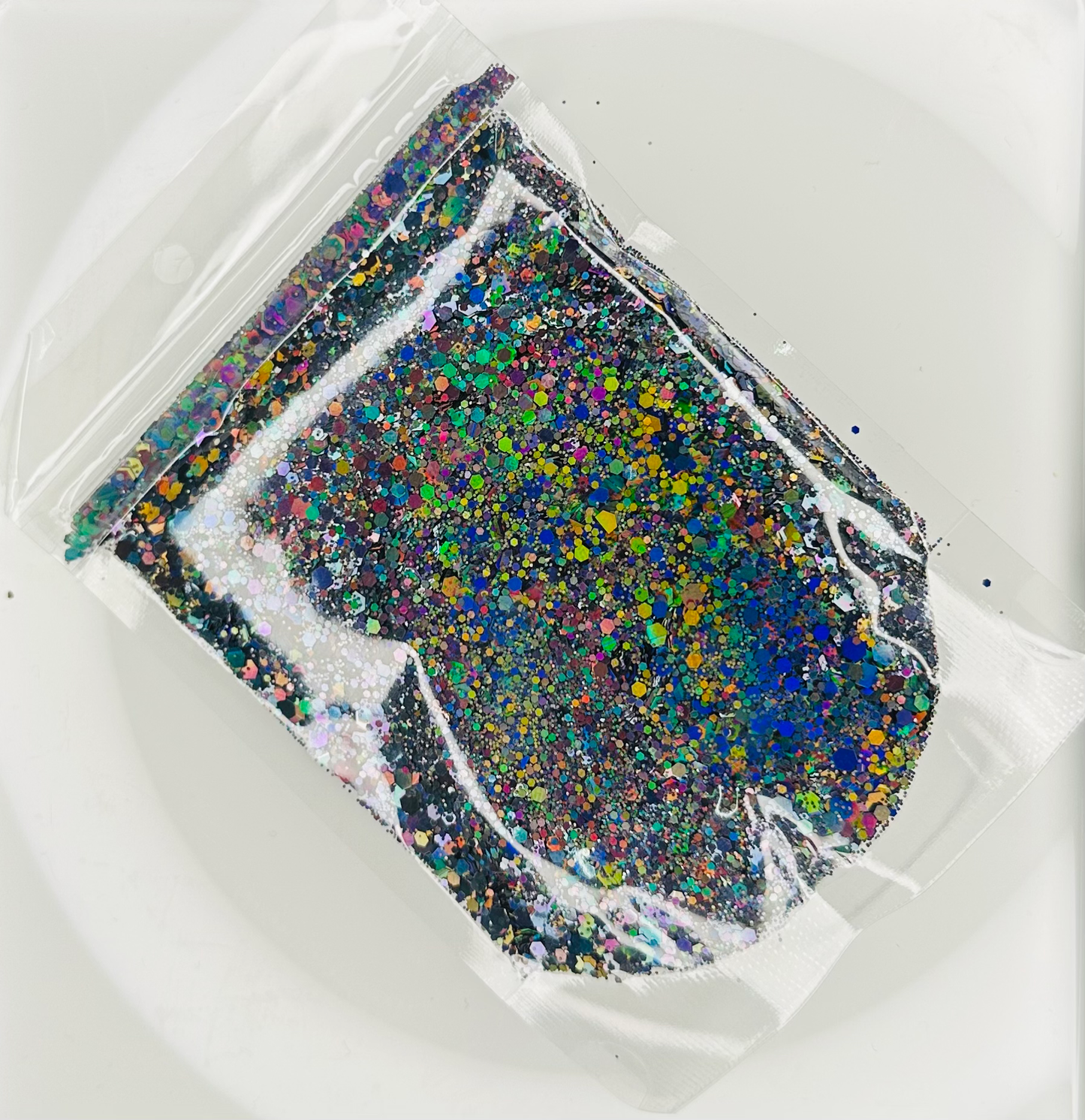 Rainbow Grey - Holographic Chunky Glitter Mix image 1