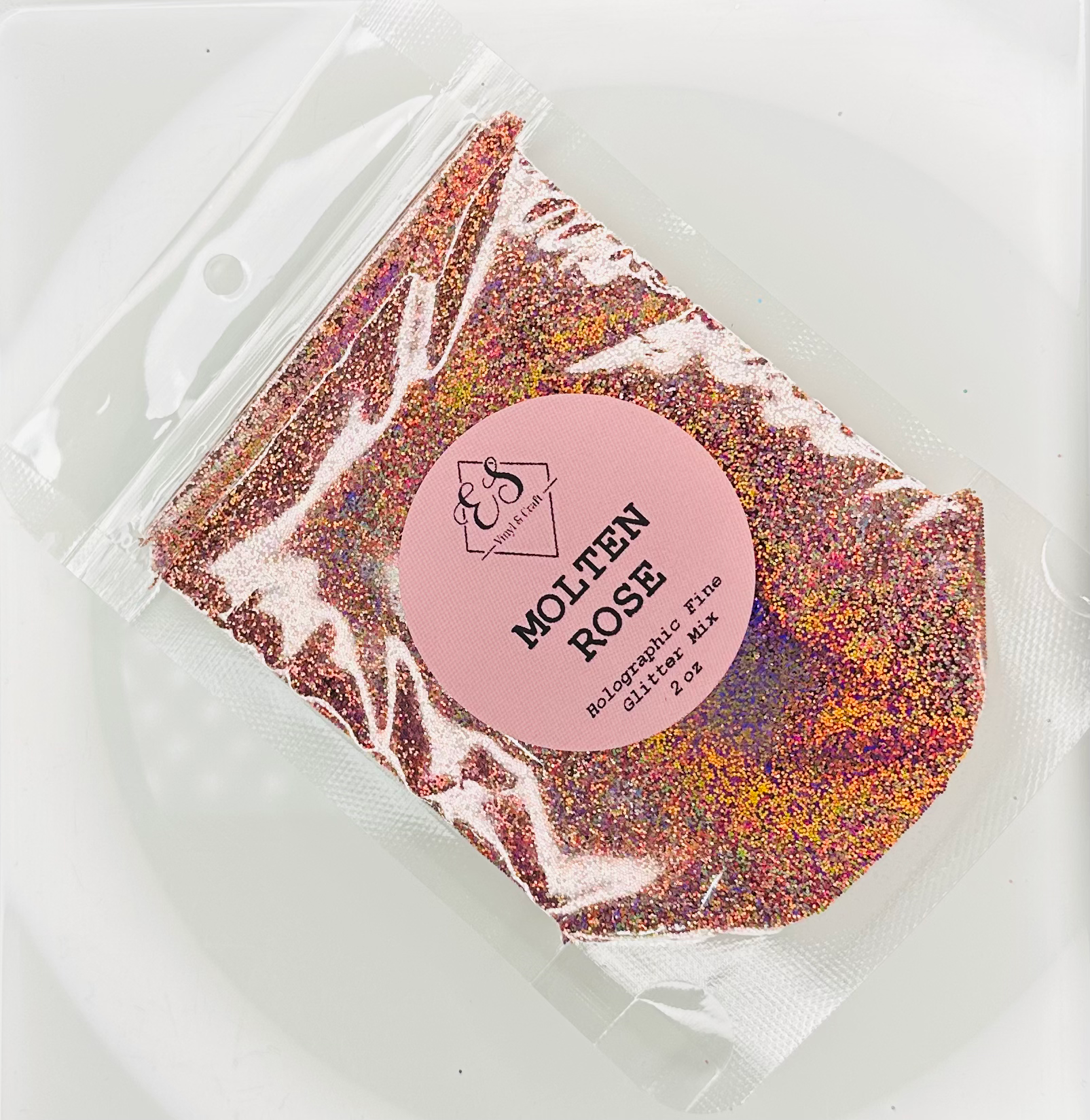 Molten Rose - Holographic Fine Glitter Mix image 0