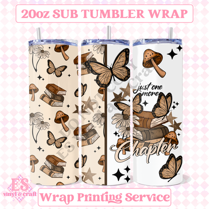 One More Chapter - Full 20oz Tumbler Sublimation Print image 0
